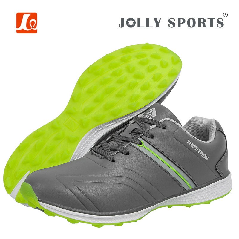 Premium Men's Golf Shoes, Lightweight Breathable Non Slip Cricket Shoes with Fixed Spikes, Abrasion Resistant Outdoor Sports Footwear Wholesale OEM/ODM