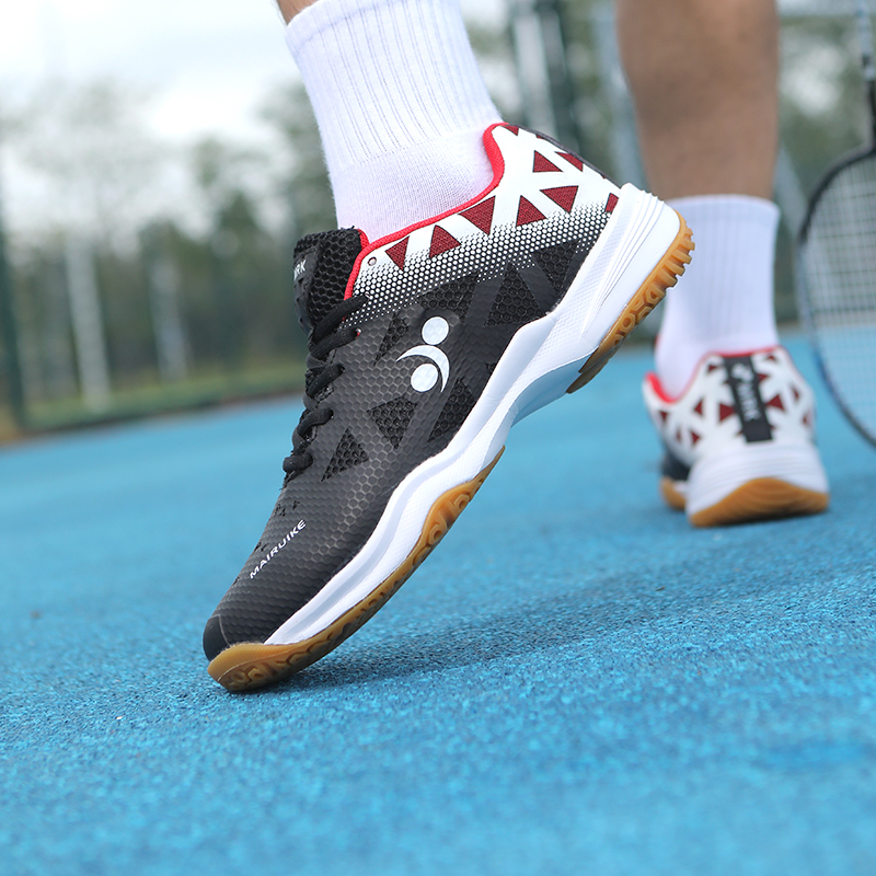 Professional Badminton Tennis Shoes for Men Women Breathable Anti-Slippery Mesh Sneakers for Spring Winter Autumn