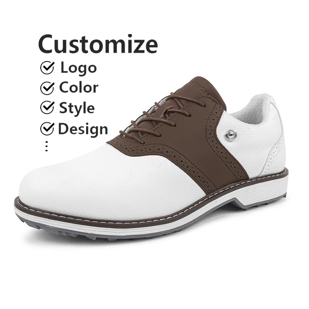 Custom Oem Water Proof Antiskid Stability Comfort Durability Grab the Nail Golf Shoes for Men