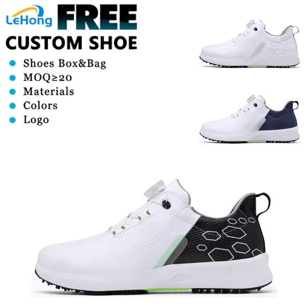 Best Price Custom Winter Summer All Season Mesh Upper Rubber Outsole Spike Less Classic Women &amp; Men Golf Shoes