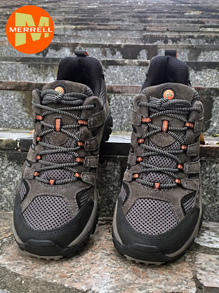 Comfortable hiking shoes display