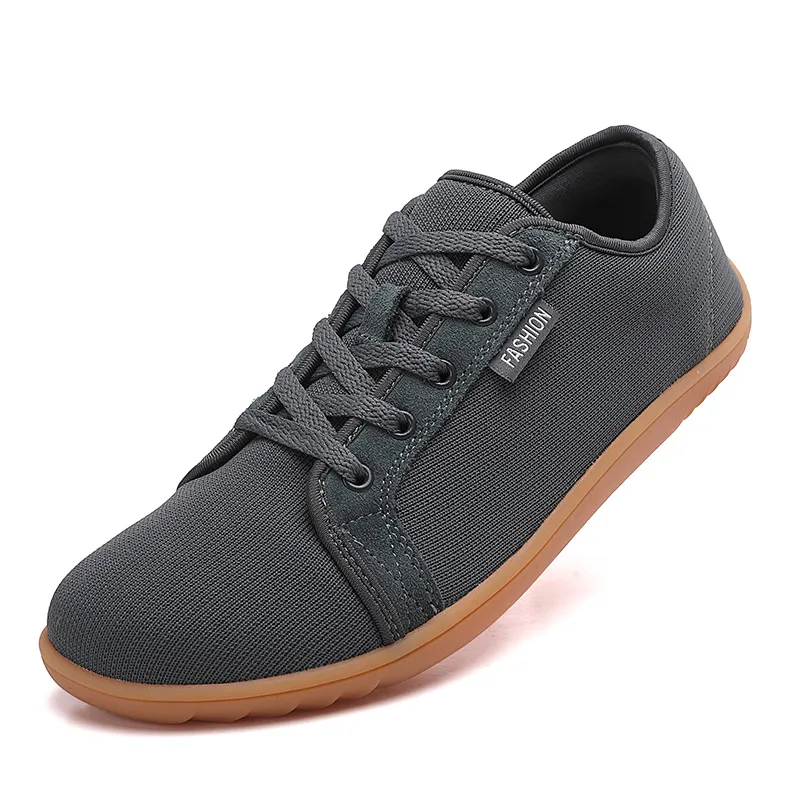 Trail Running Sneakers Minimalist Shoes Wide Toe Box Zero Drop Sole Men Barefoot Shoes