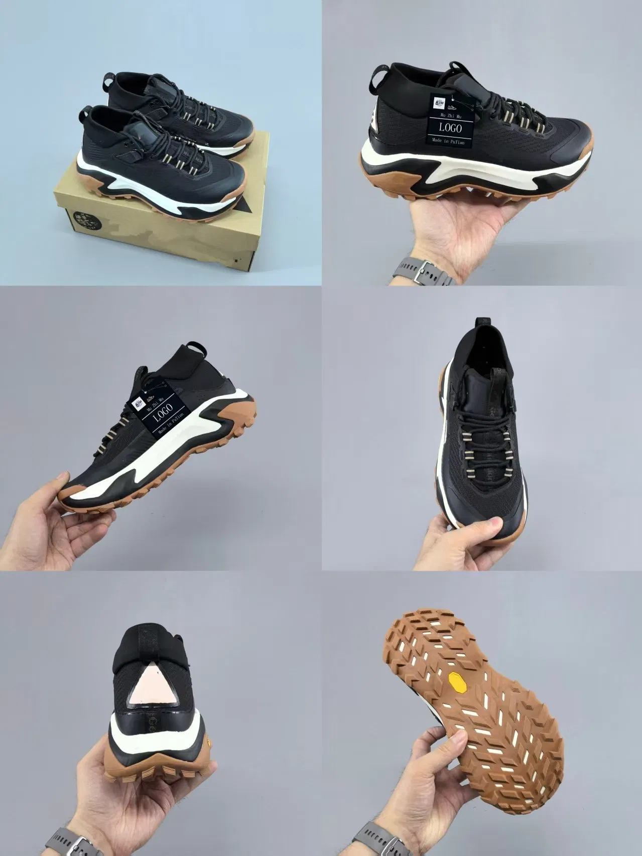 Nk Acg-Fly Lightweight Cushioning, Soft and Comfortable Non-Slip Outdoor Hiking Trail Running Shoes, Men's Best-Selling Black Running Shoes