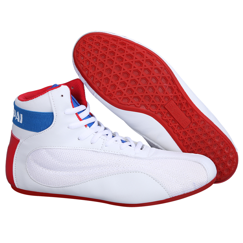 GINGPAI Professional Boxing Wrestling Shoes for Men Women Comfortable Training Boot Breathable Mesh Lining Winter Fighting Boots