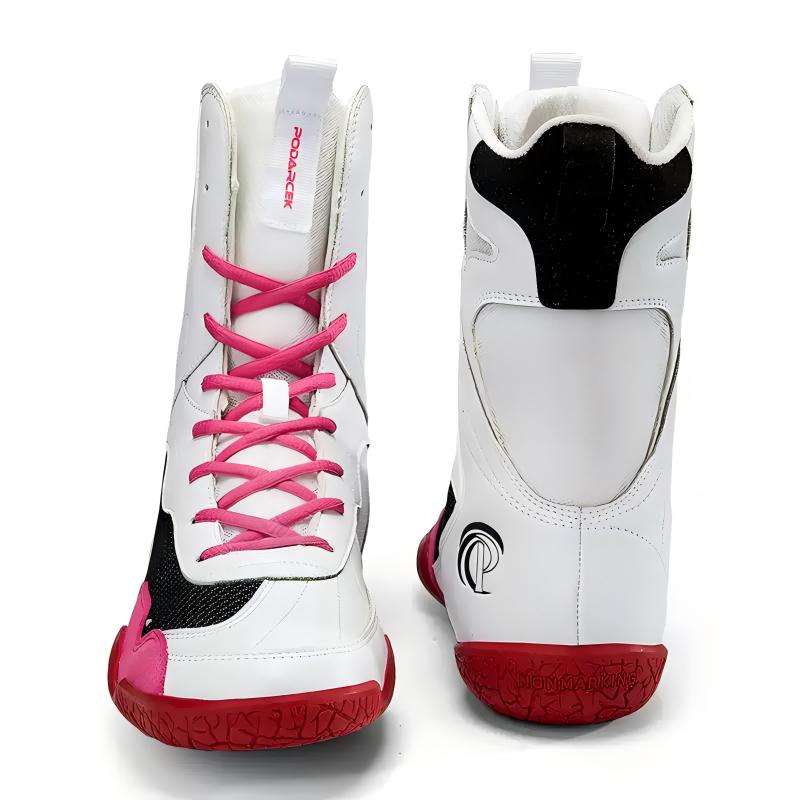 Factory Wholesale Drop-shipping Training Boxing Shoes Breathable Mesh PU Cowhide Sole Lace-up Slip Resistant for Men