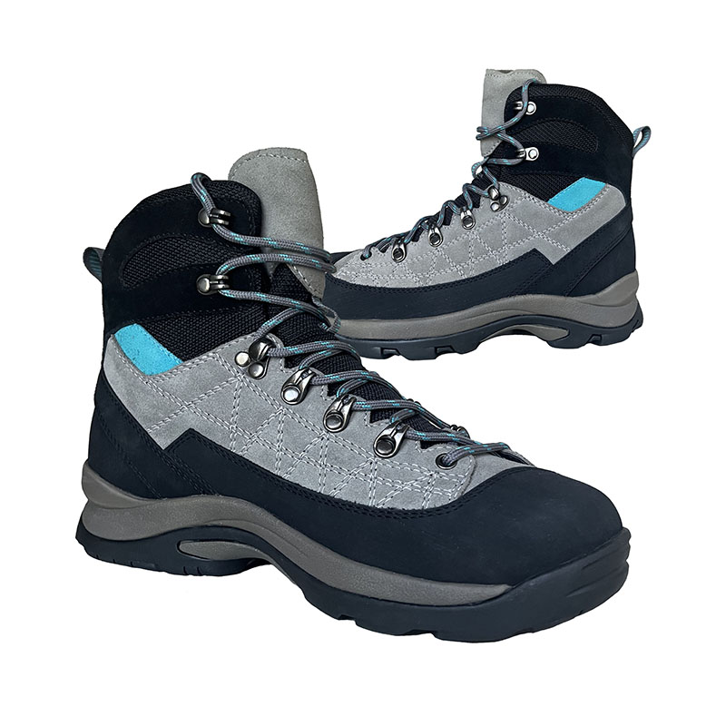 Men's Lightweight Fashion Hiking Shoes Breathable Mesh Design Cow Suede Upper Rubber Midsole Outsole Waterproof Slip-On All