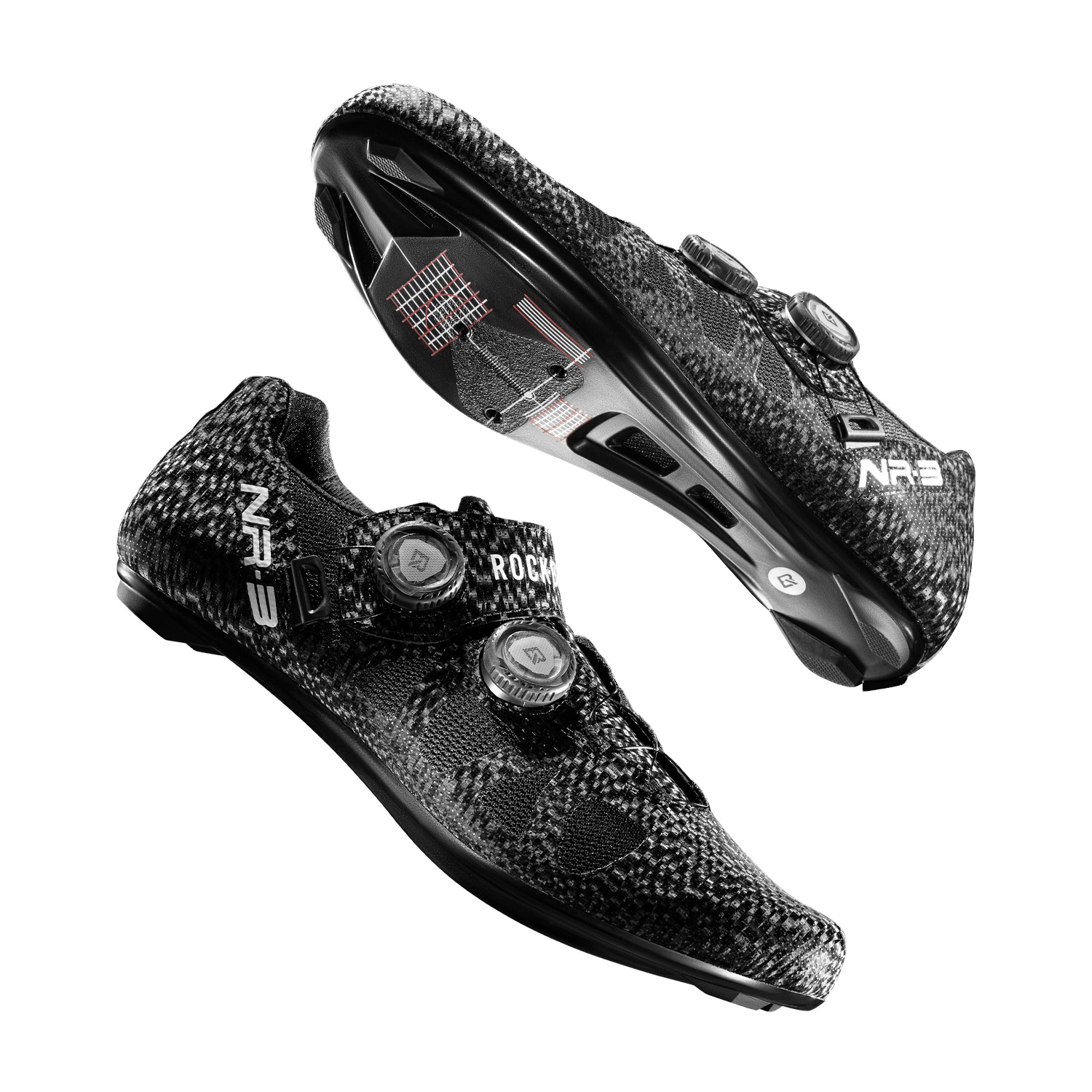 ROCKBROS Road Bike Lock Shoes with Carbon Fiber Soles Top Quality Breathable Unisex Race Sneakers