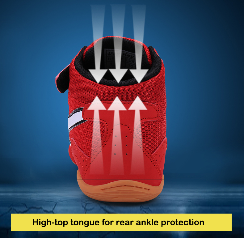 Kid wrestling shoes view 6