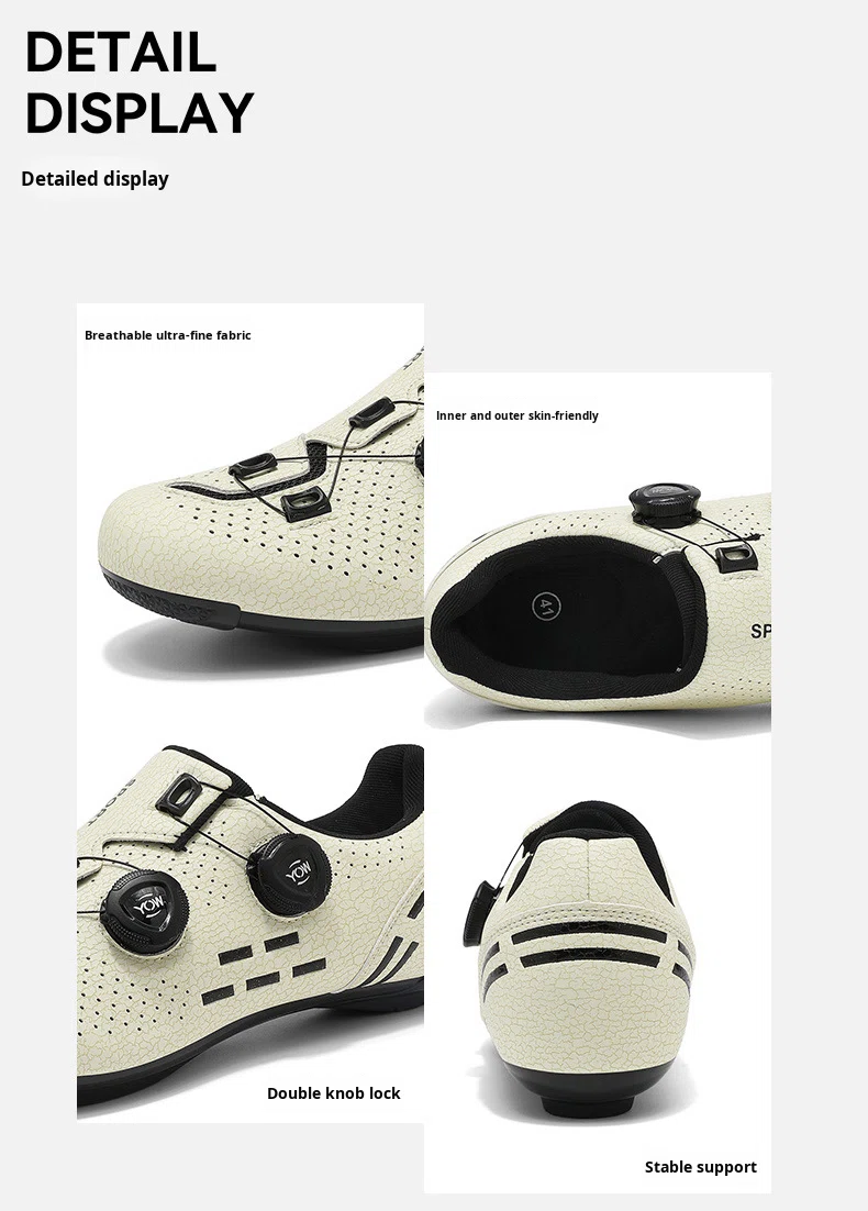 Road Cycling Shoes Bicycle Shoes Unisex Road Mountain Bike Lock Booster Hard Bottom Cycling Shoes Road Bike