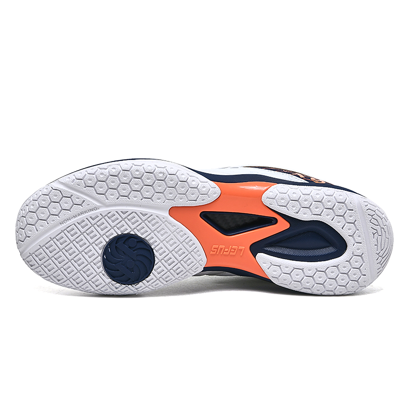 Trendy Durable Mesh Print Carbon Synthetic Volleyball Shoes Table Tennis Trainer Handball Men Woman Badminton Shoes