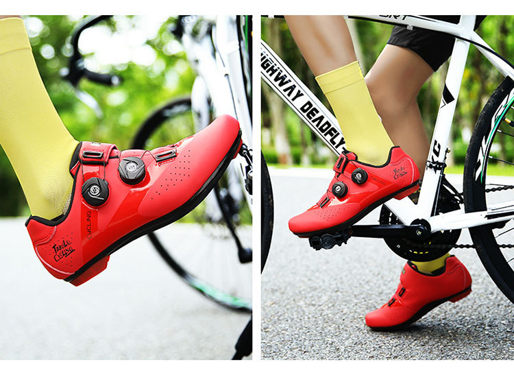 Lightweight and Breathable Cycling Shoes for Outdoor Sports Men's and Women's Cycling Shoes for All Seasons on Highways