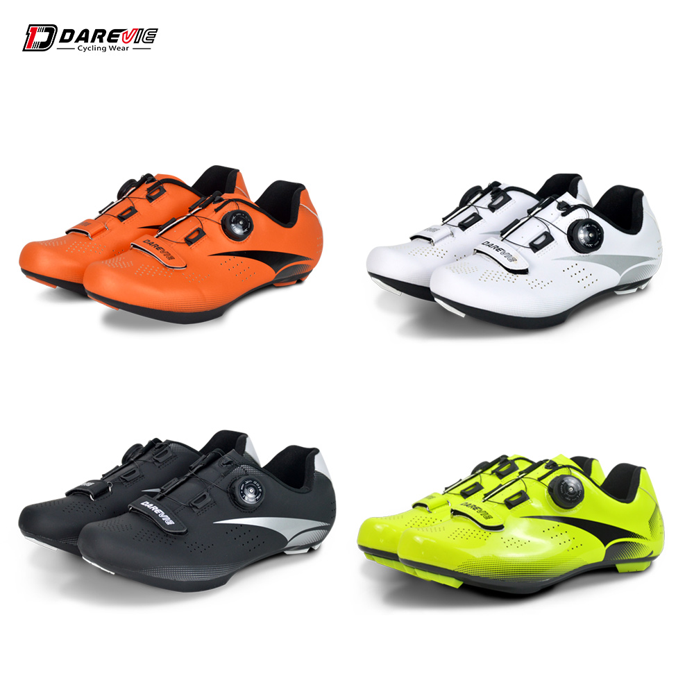 Darevie Manufacturer 4 Colors Cycling Road Bike Shoes Breathability Bicycle Bike Cycling Shoes Unisex