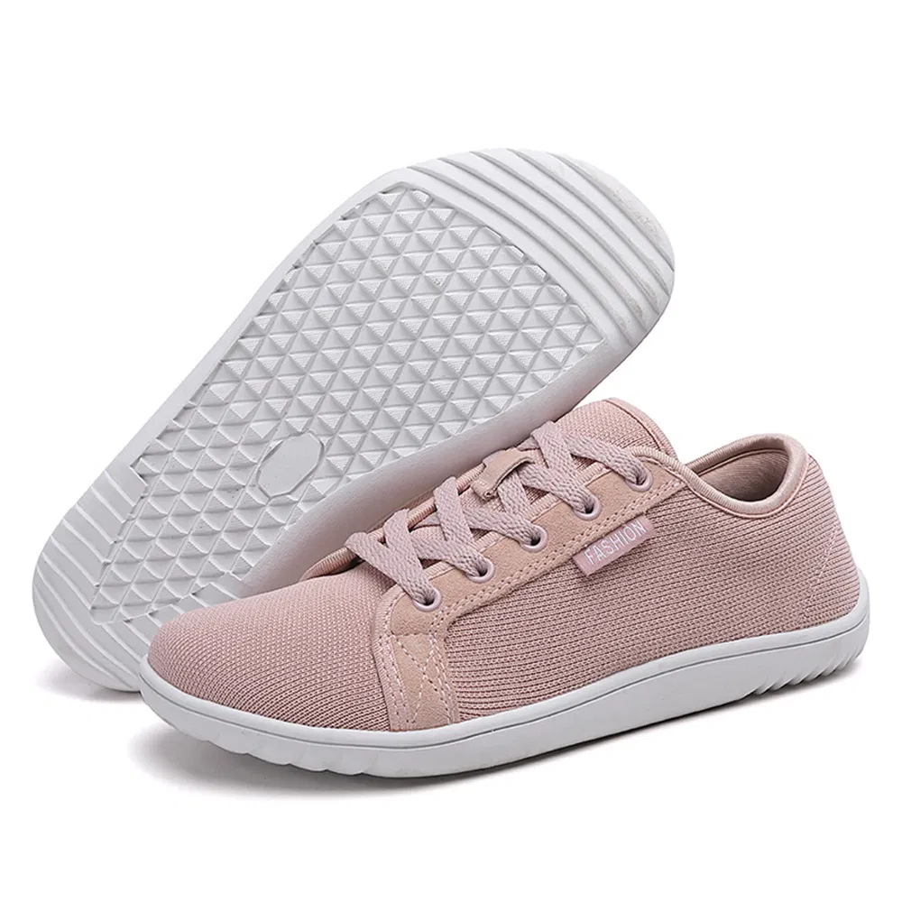 Trail Running Sneakers Minimalist Shoes Wide Toe Box Zero Drop Sole Men Barefoot Shoes