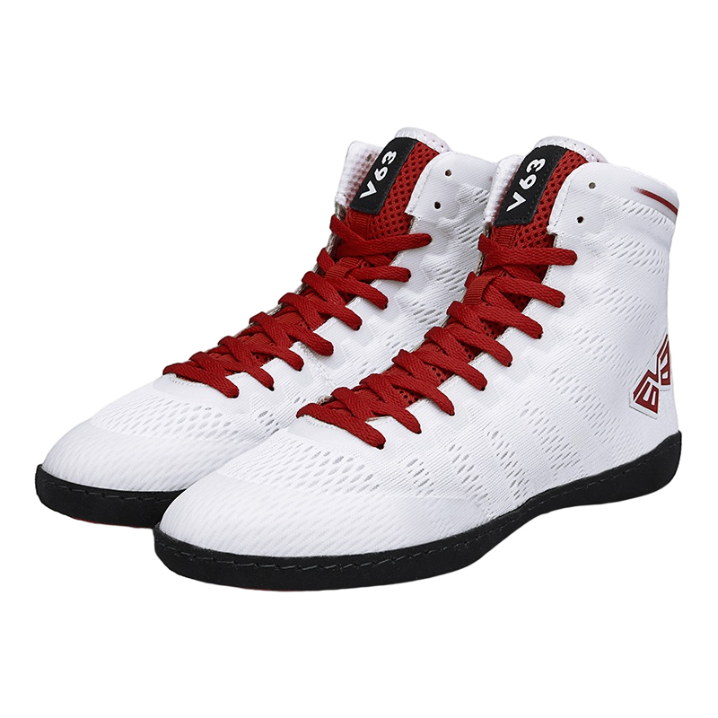 Unisex Comfortable Sports Wrestling Shoes High-Top for Bodybuilding and Boxings Non-Slip Combat for Summer and Winter