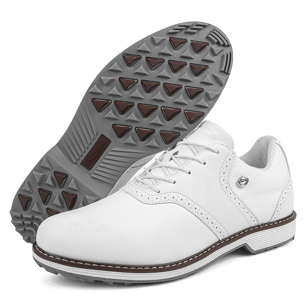 Factory Direct Customizable Wholesale Men's Golf Shoes Business Casual Summer Autumn Comfortable Waterproof Rubber