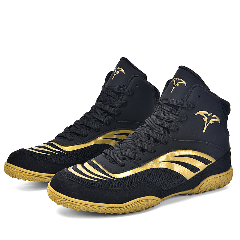 Coexistence 2026 Custom Logo Professional Combat Weightlifting Boxing Boots Wrestling Shoes Mesh Men