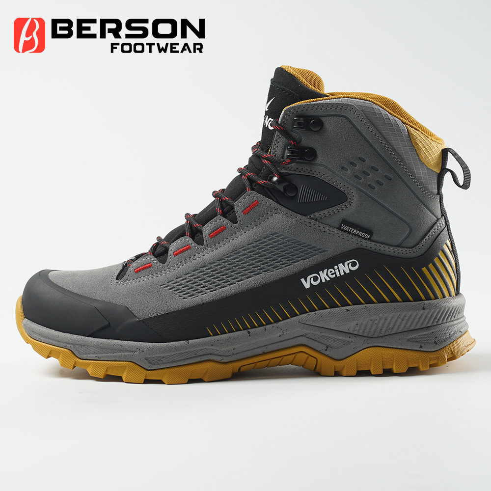 Outdoor Durable Hiking Shoes Unisex All Seasons Waterproof Anti Slip Hiking Boots