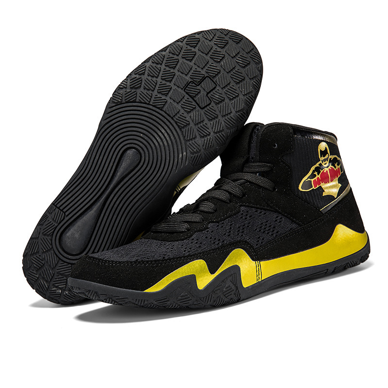 Unisex Couple Wrestling Boots Training Shoes Cotton Lining Support Custom Logo
