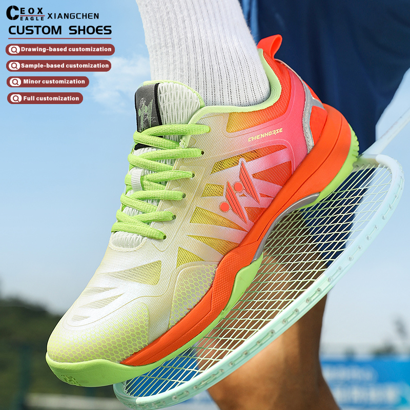 Factory Custom Men Women's Plus Size Volleyball Shoes Badminton &amp; Table Tennis Shoes Lightweight Training Sports Shoes Custom