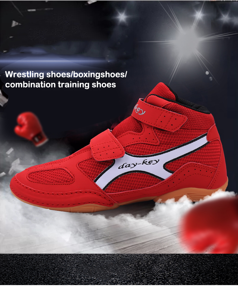 Kid wrestling shoes view 3