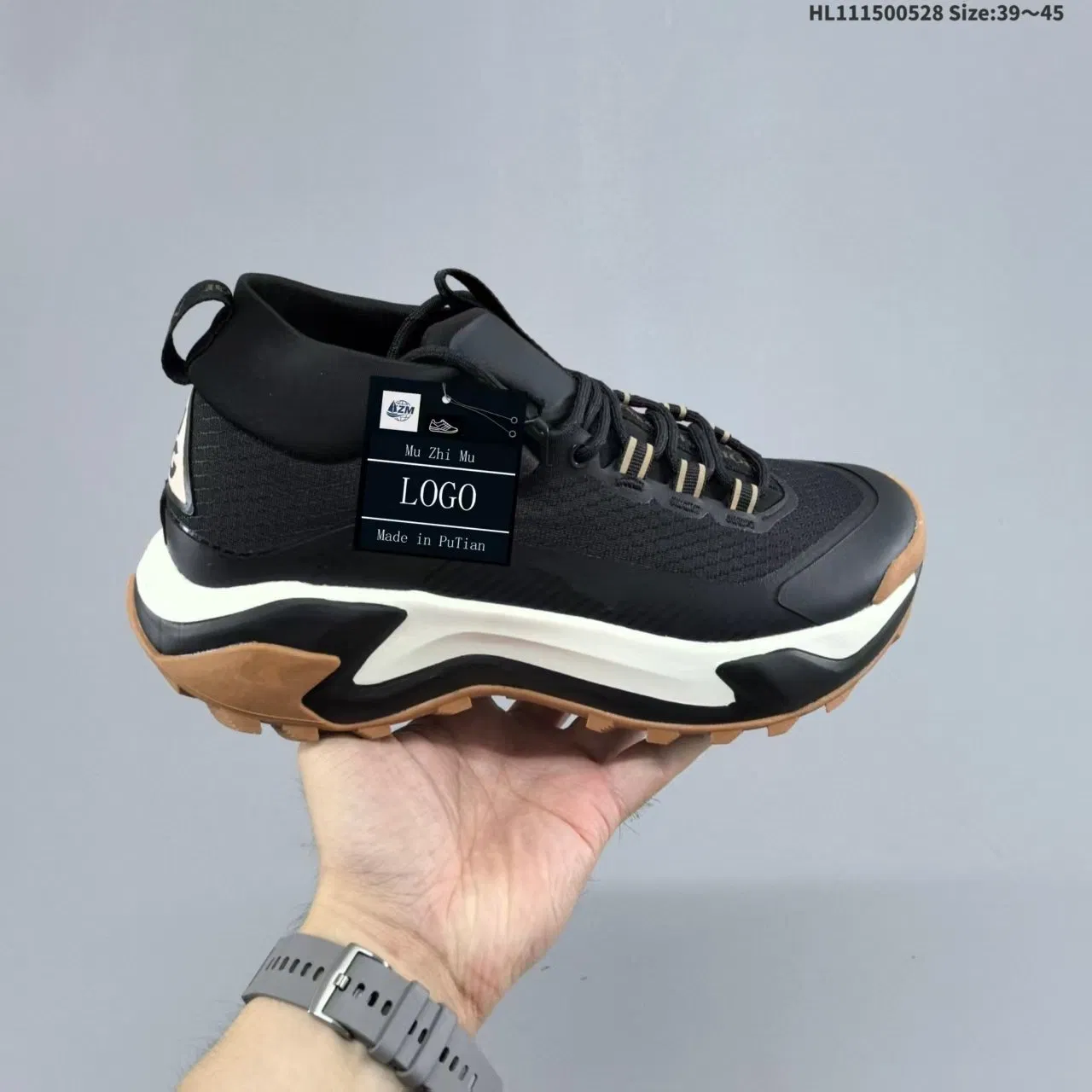 Nk Acg-Fly Lightweight Cushioning, Soft and Comfortable Non-Slip Outdoor Hiking Trail Running Shoes, Men's Best-Selling Black Running Shoes