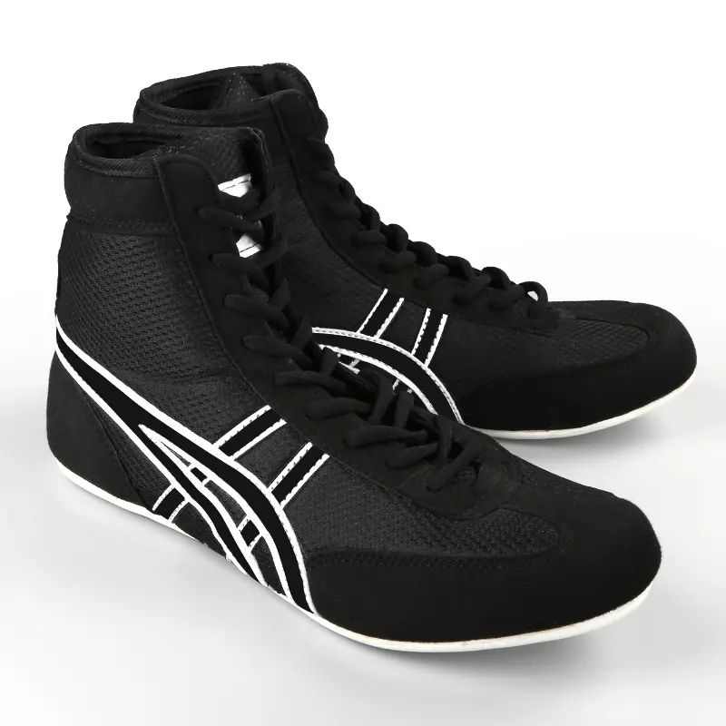 HSI Hot Selling Professional Men's Wrestling Shoes Custom Logo Lightweight Custom Colors Customized Upper Summer PVC