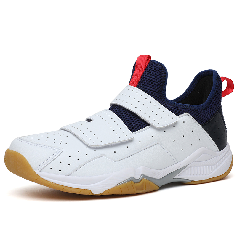 New 2025 High Quality White Volleyball Shoes for Women Sports Training Anti-slip Arch Support Sports Men Badminton Shoe Brand