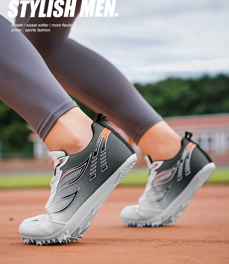 Track Shoe Spikes for Men Women & Teenagers-New Style Training Shoes for Marathon Running & Sports Activities Custom Logo Option