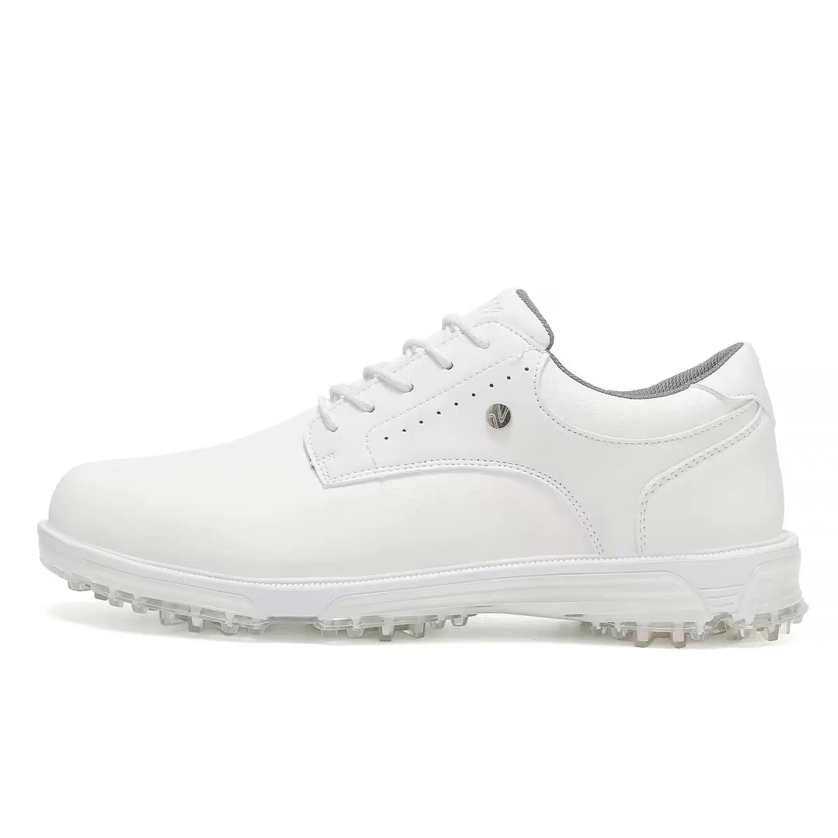 Professional Men's High-End Golf Shoes Trendy Leather Trainer Spikes Breathable Mesh Autumn Winter Walking Rubber Insole Summer