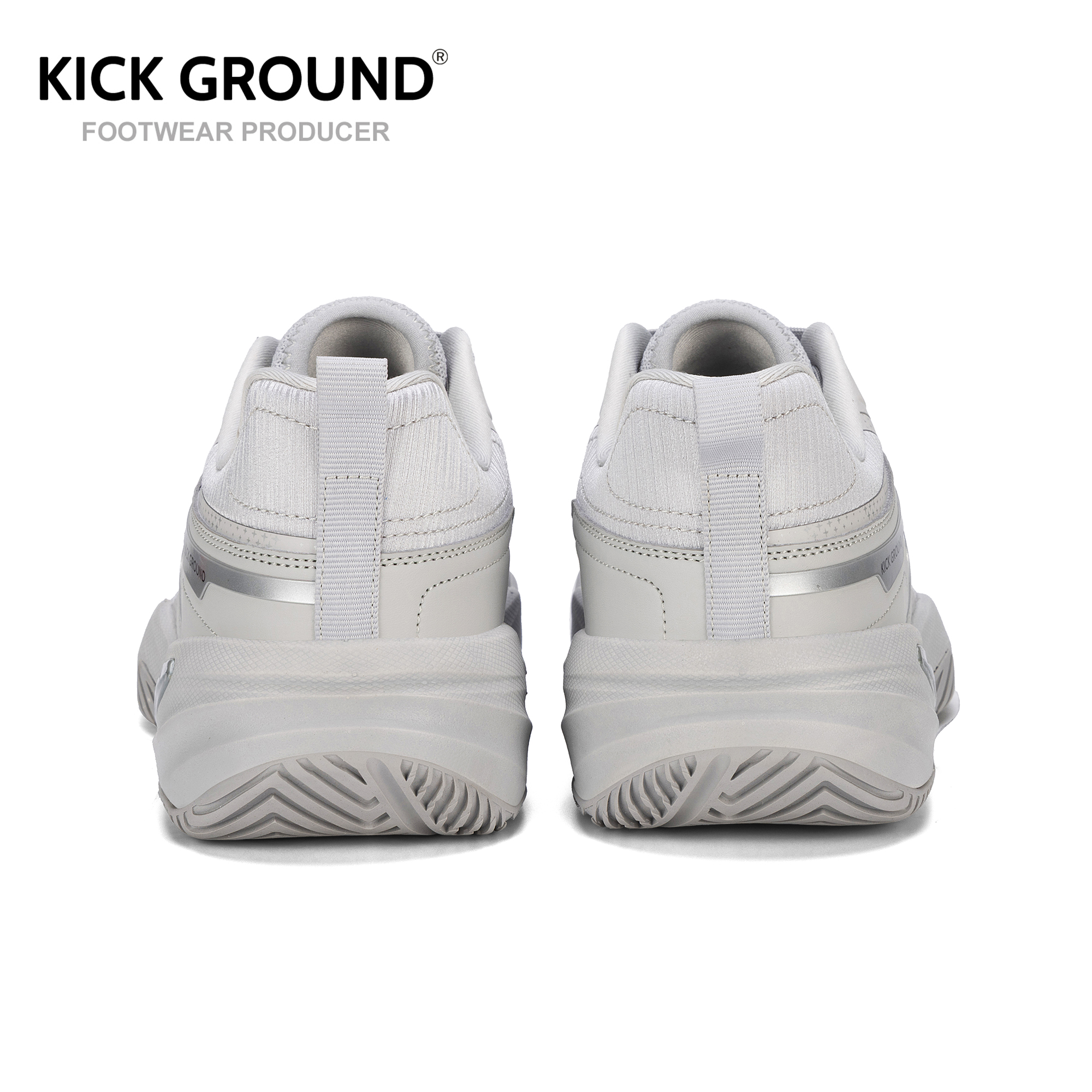 Kick Ground Men's Mesh Lining Cushioned Stability Tennis Shoes for Court Training-All Season