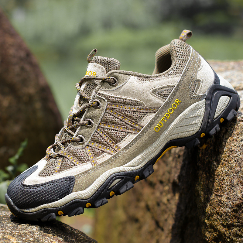 Outdoor Hiking Shoes Unisex Waterproof Non-Slip Cross-Country Lightweight Cushioning Breathable Mesh Phylon Midsole