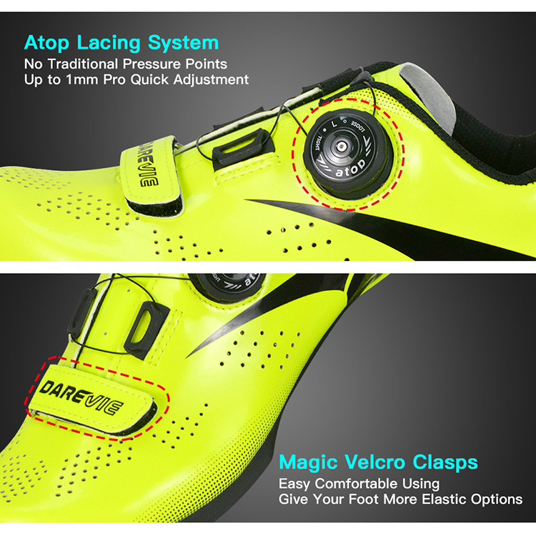 Detailed Closeup of Cycling Shoes