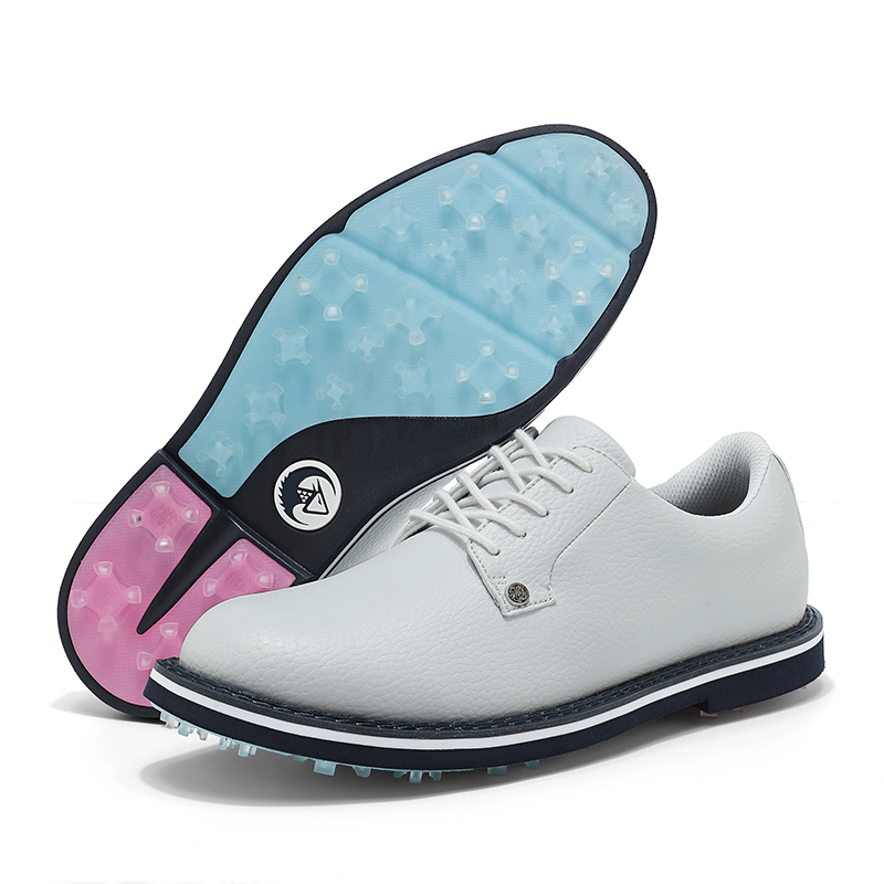 Professional Wholesale HighWaterproof Golf Shoes Spikes for Men All Season Fashionable Sports and Leisure White Black Shoes