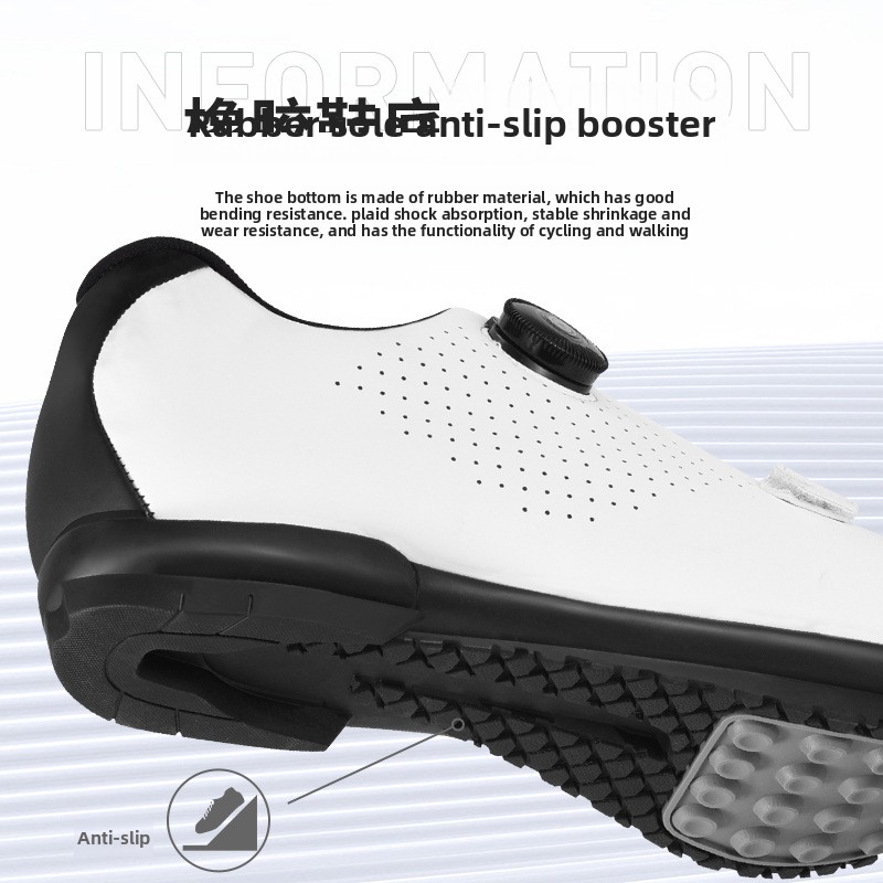 Lightweight Mountain Bike Cycling Shoes Non-Lock Carbon for Outdoor Activities Spinning Bike Shoes
