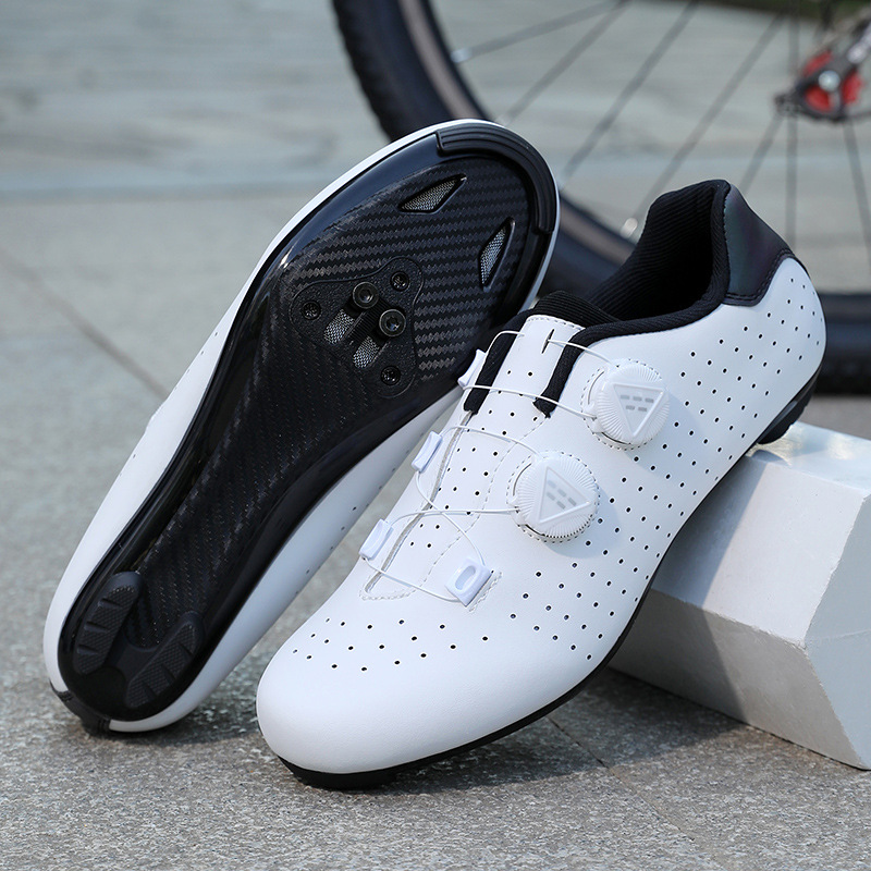 New Men's &amp; Women's Dynamic Unlocked Cycling Shoes Hard Bottom Road &amp; Mountain Bike Riding Shoes with Autumn Mesh Lining