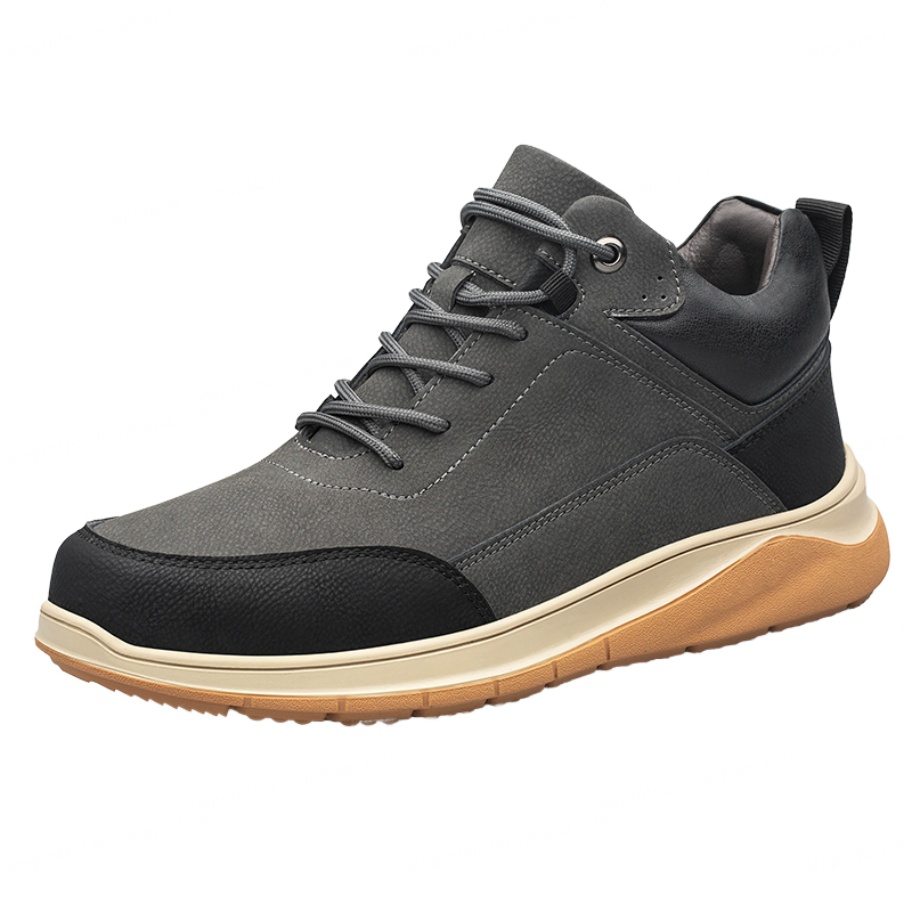 New Men's Summer/Autumn/Winter/Spring Breathable Tactical Hiking Boots Outdoor Trekking Genuine Leather Upper Mesh Lining EVA