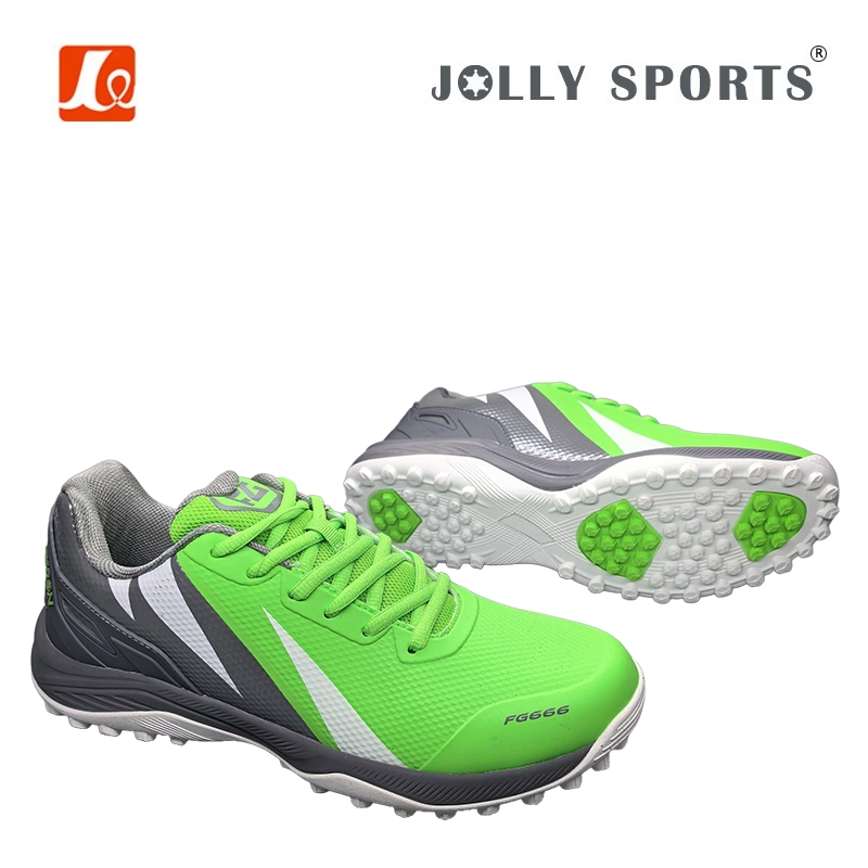 Men Professional Cricket Shoes with Rubber Studs, Breathable Anti Slip Cricket Shoe, Training Sports Sneakers OEM Wholesale
