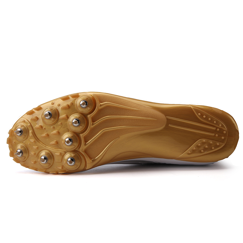 Professional Mirror Face Athletic Running Spikes Track Spike Shoes with Eight 8pcs Nails Sapatos De Atletismo
