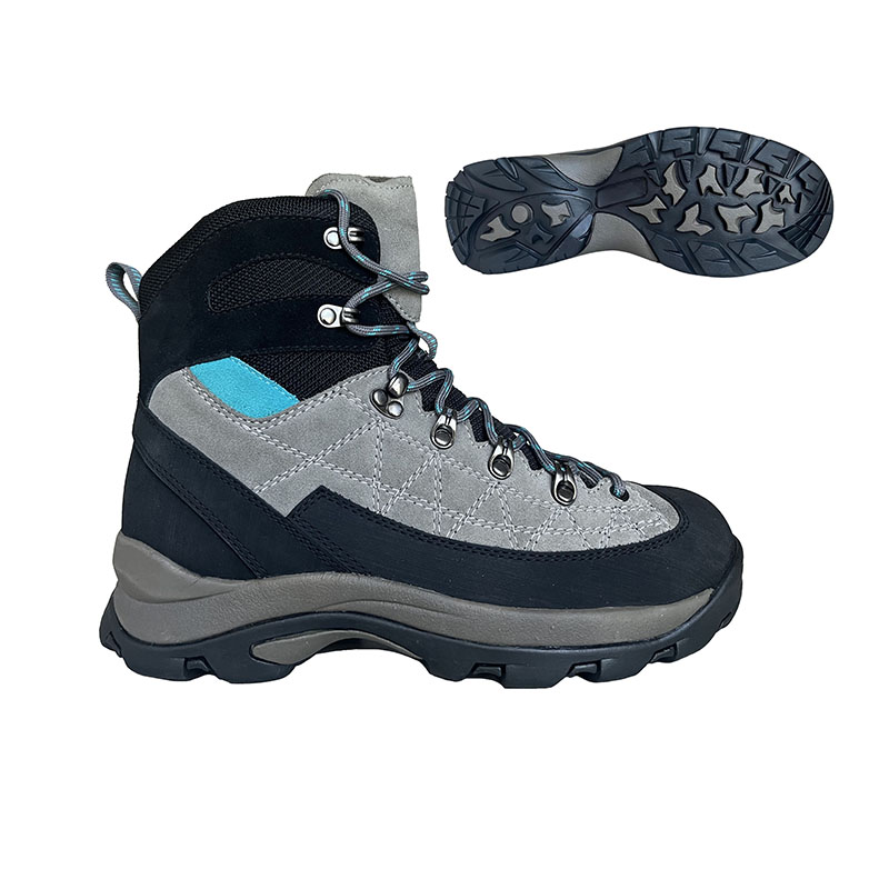 Men's Lightweight Fashion Hiking Shoes Breathable Mesh Design Cow Suede Upper Rubber Midsole Outsole Waterproof Slip-On All