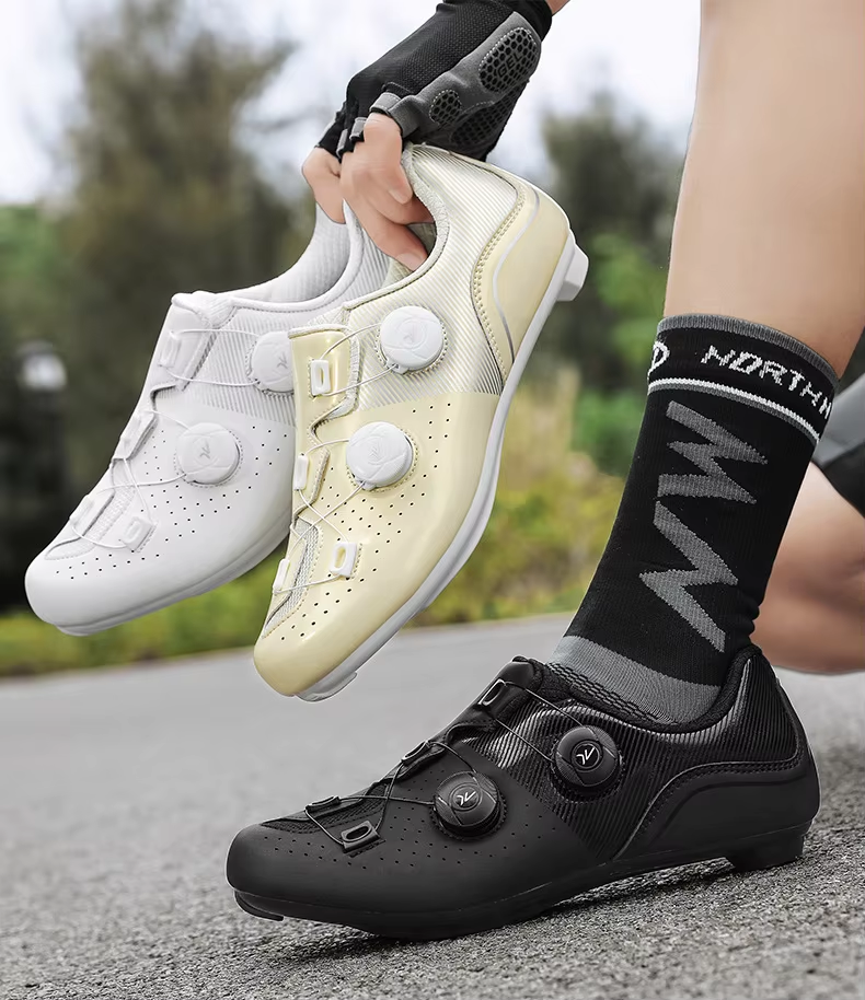 SH-RC300 RC3 RC300 TPU Microfiber Leather Upper Self-locking Road Bike Mountain Cycling Shoes Black White Red