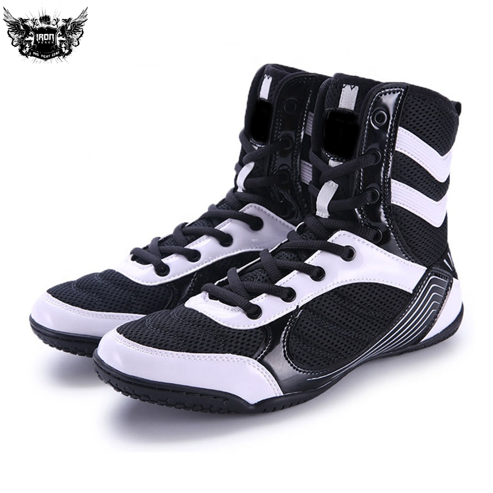 New Professional Comfortable Boxing Shoes High-Quality Leather IRON PUNCH INDUSTRIES