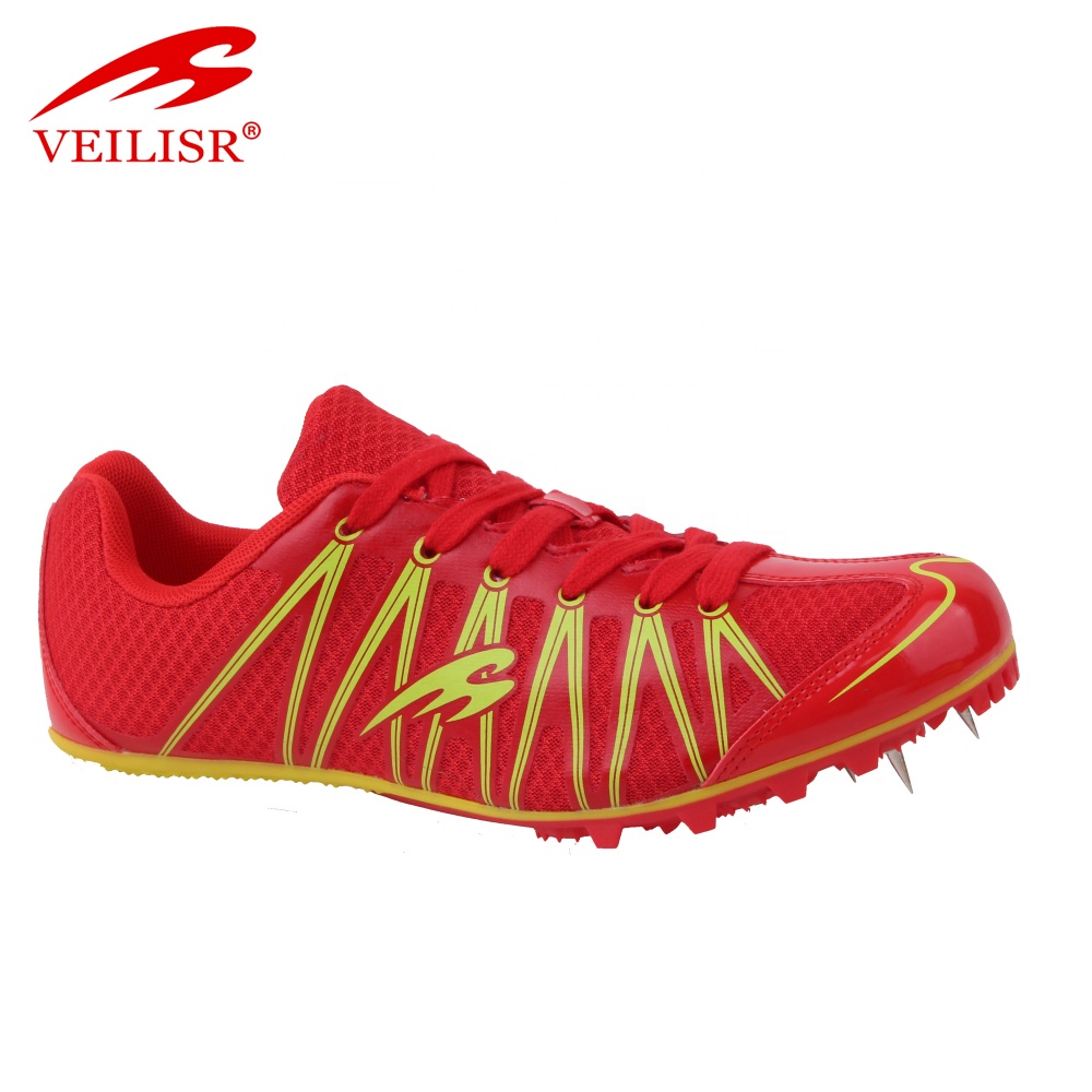 OEM ODM Custom Men Professional Womens Track and Field Sport Athletic Nail Running Spike Shoes Sneakers