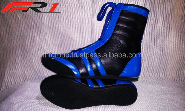Top Professional PU Leather Boxing Shoes Custom Design New Model Fly Boxing Boots Lightweight Premium Quality