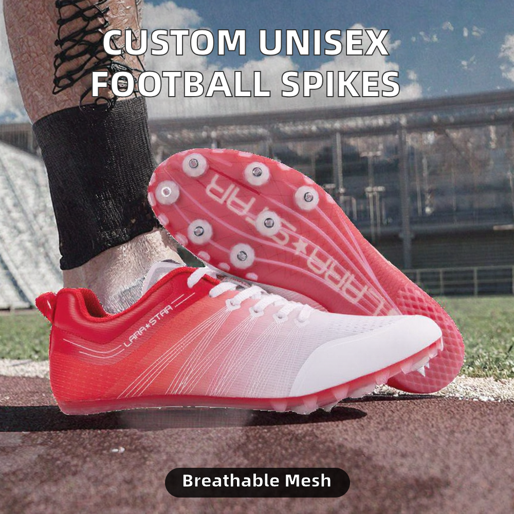 Professional Spring Breathable Lightweight Mesh Track &amp; Field Running Spikes Shoes for Summer Athletics