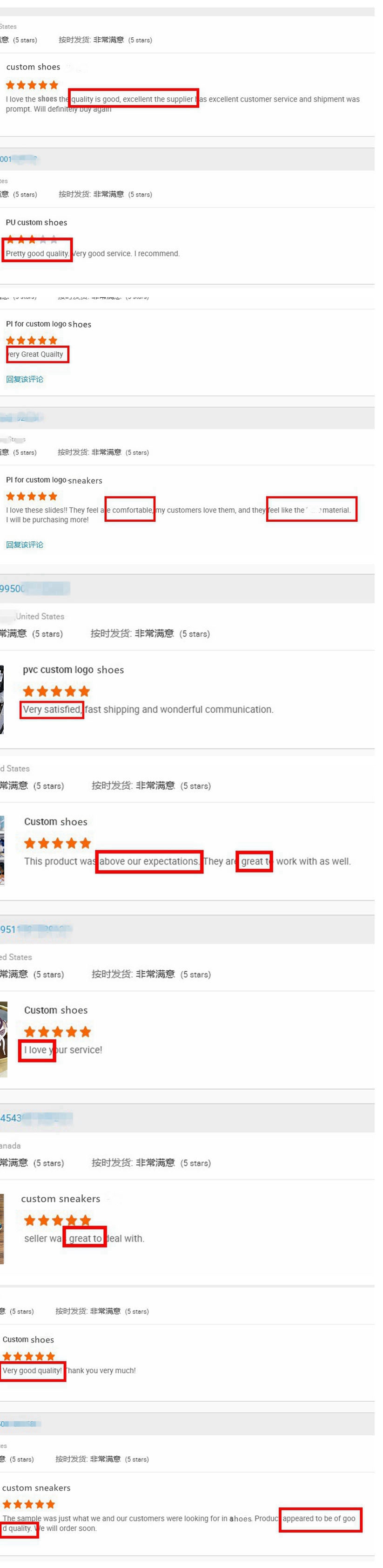 Buyer Feedback