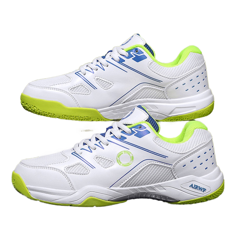 Lightweight Unisex Badminton Volleyball Tennis Shoes Breathable Mesh Upper Rubber Midsole &amp; Outsole Autumn Training Cross-Border