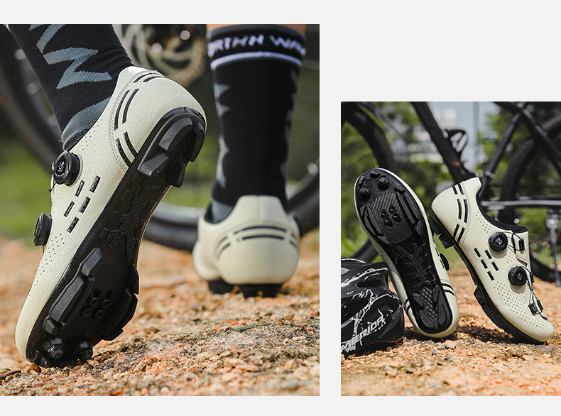 Road Cycling Shoes Bicycle Shoes Unisex Road Mountain Bike Lock Booster Hard Bottom Cycling Shoes Road Bike