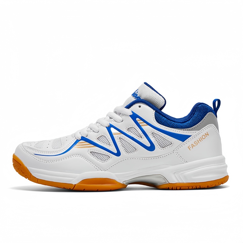 Custom Mesh Lace-up Anti-Slip Tendon Outsole Training Table Tennis &amp; Badminton Shoes Plus Size 48 Volleyball Shoes