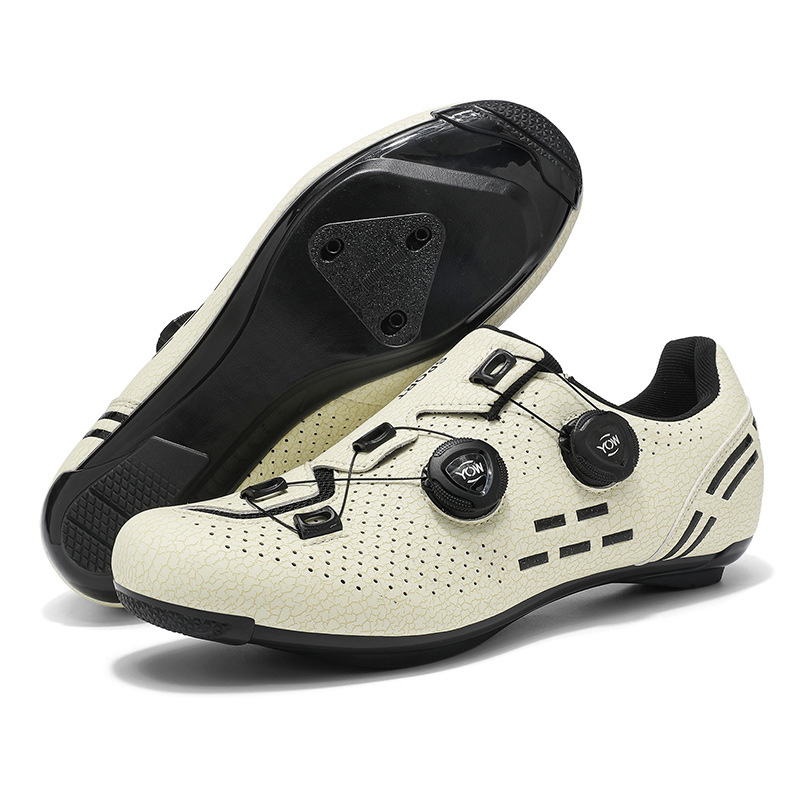 Men's and Women's Road and Mountain Bike Cycling Shoes with Lock Set for Racing and Autumn Season