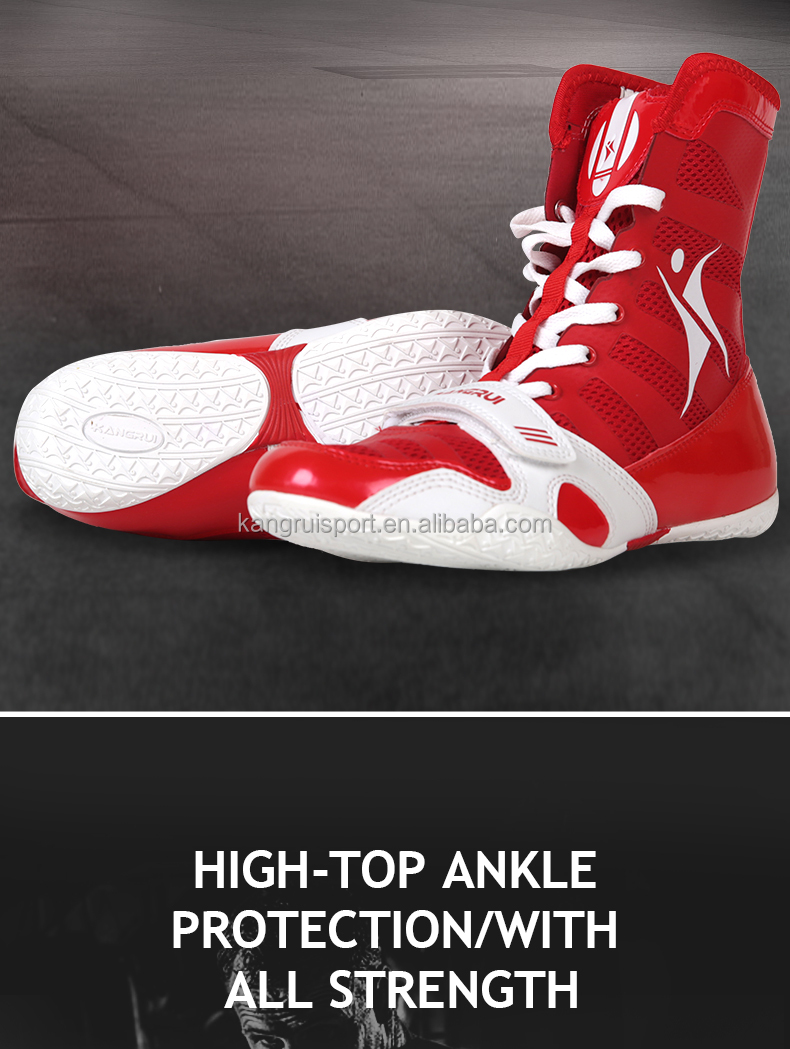 Anti-slip boxing boot outsole